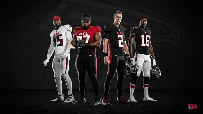 The Falcons unveiled their new uniforms for the 2020 season.